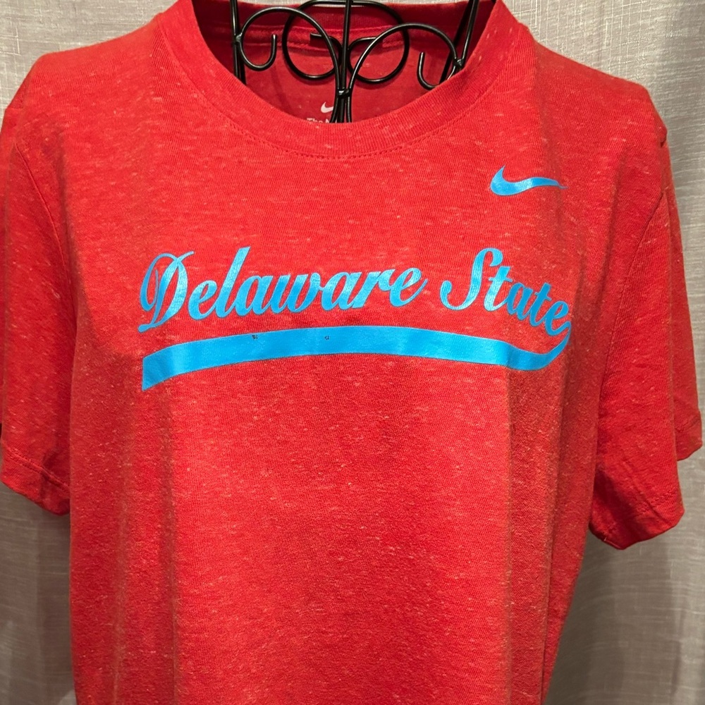 Nike Red Delaware State Tee
